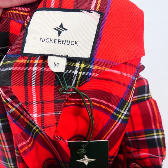 NEW Tuckernuck  Royal Stewart Tartan Daphne Red Dress Holiday Women's Medium - Picture 4 of 11